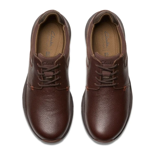 Clarks - Motion Trek Pt Mahogany Leather