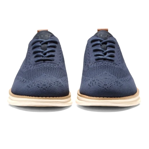 Cole Haan - Og Energyweave Stitchlite Wing Oxfords Navy Blazer   Ivory   Natural