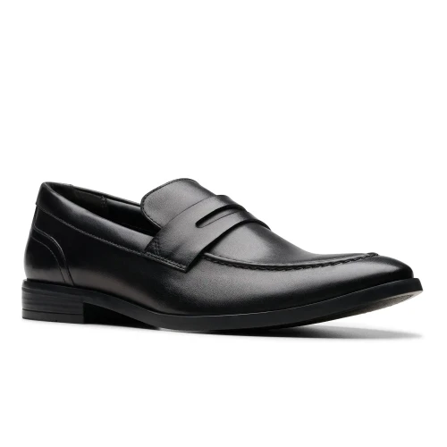 Clarks - Brandon Step Black Leather