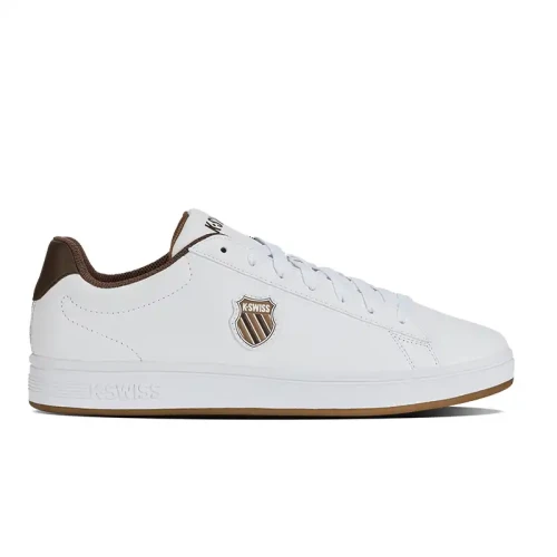 K-Swiss - Court Shield Wh/Tstcocnt/Chcbwn M