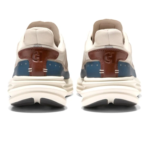 Cole Haan - Originalgrand Quadstar Running Sneakers Ancient Scroll   Ch Scotch   Ivory