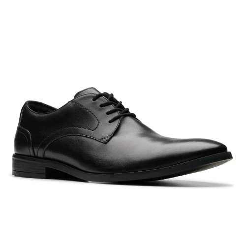 Clarks - Brandon Lace Black Leather