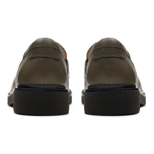 Clarks - Splend Edge Dark Olive Lea