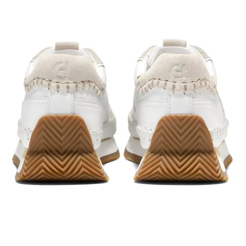 Cole Haan - Gp Premier Runner Wht Slvr Brch Sued