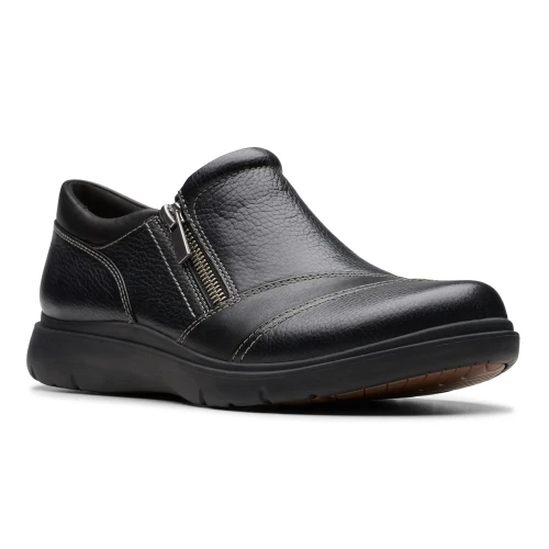 Clarks - Certina Pure Black Leather