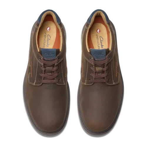 Clarks - Un Briley Pace Brown Nubuck