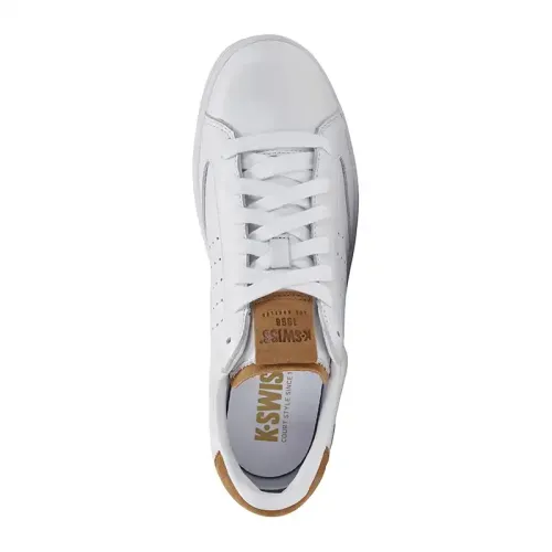 K-Swiss - Lozan  Klub Lth Wht/Wht/Brwnsgr Sd M
