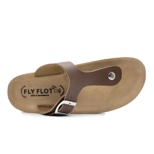 Fly Flot - Synthetic Woman Slipper Dark-Brown