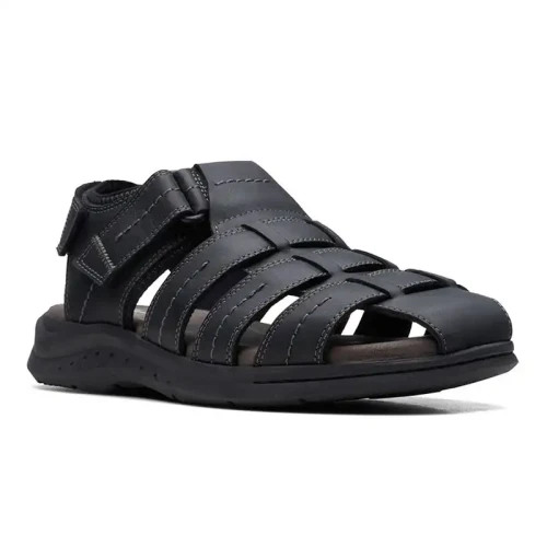 Clarks - Walkford Fish Black Tumbled