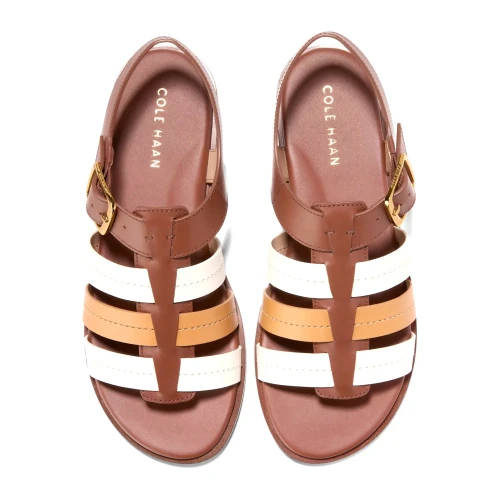 Cole Haan - Flynn Fisherman Sandals Biscuit Ch Dk Cuoio Ivory Ltr