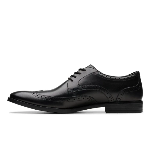 Clarks - Brandon Limit Black Leather