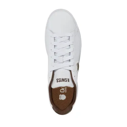 K-Swiss - Court Shield Wh/Tstcocnt/Chcbwn M