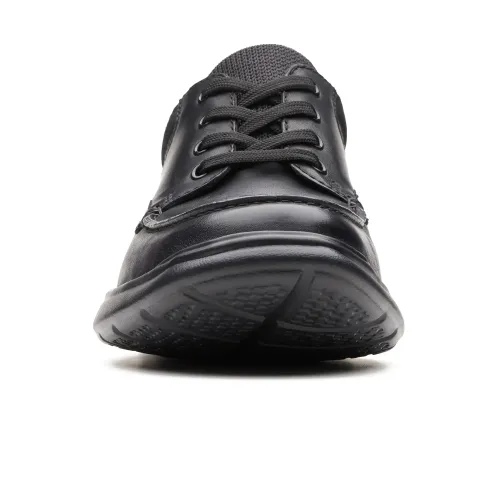 Clarks - Cotrell Edge Blk Smooth Lea
