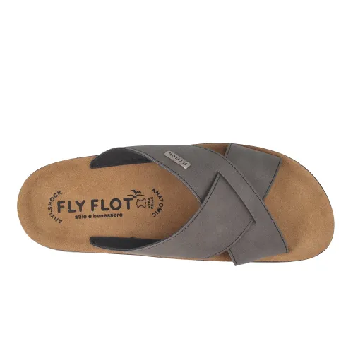 Fly Flot - Synthetic Man Slipper Anthracite