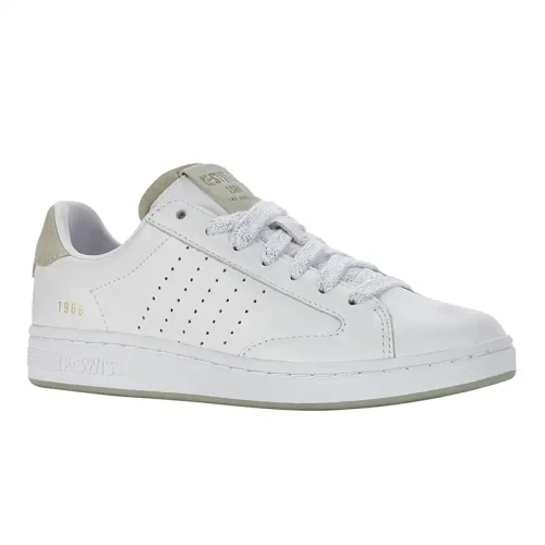 K-Swiss - Lozan  Klub Lth Wht/Wht/Agath Gry Sd M
