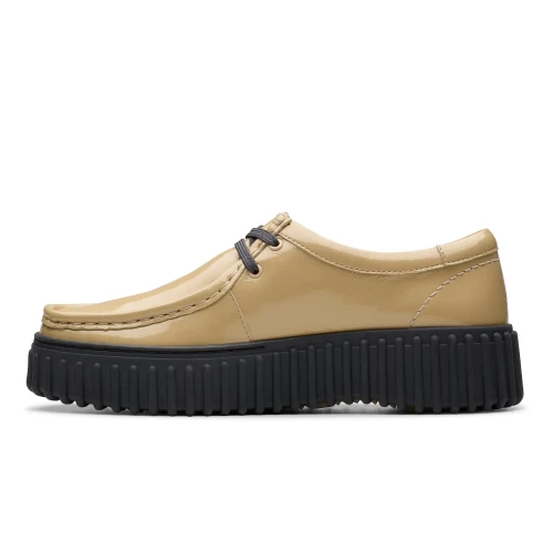Clarks - Torhill Bee Beige Patent