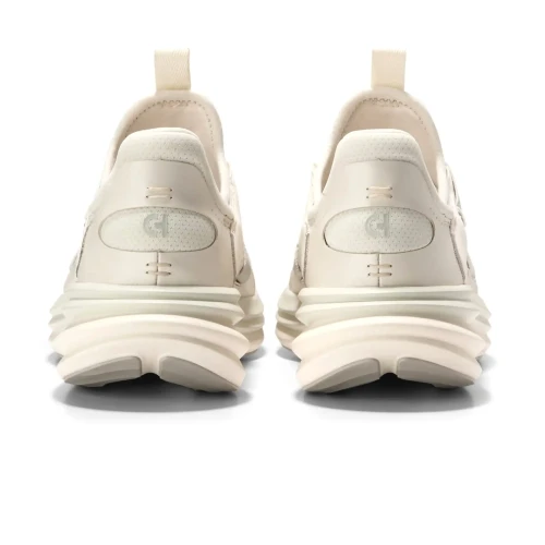 Cole Haan - Og Quadstar Monk Strap Running Sneakers Silver Birch Dove Ivory