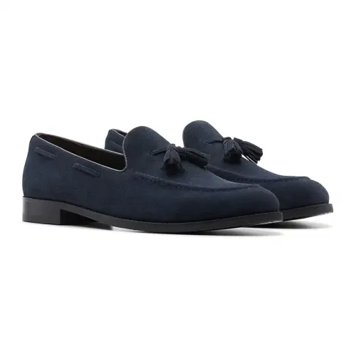 Clarks - Craftarlo Trim Navy Suede