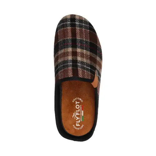 Fly Flot - Cloth Man Slipper Brown