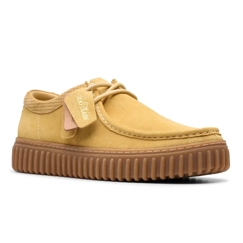 Clarks - Torhill Lo Golden Tan Suede