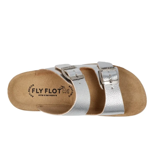 Fly Flot - Synthetic Woman Slipper Silver