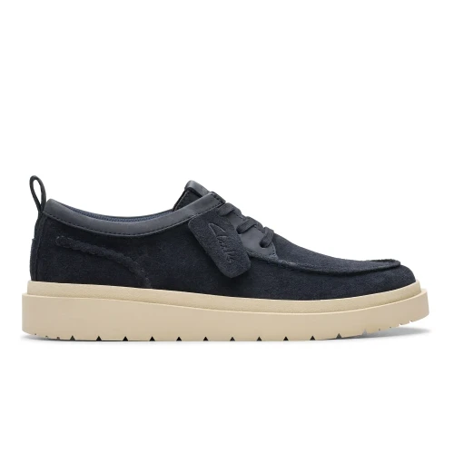 Clarks - Polden Moc Navy Suede
