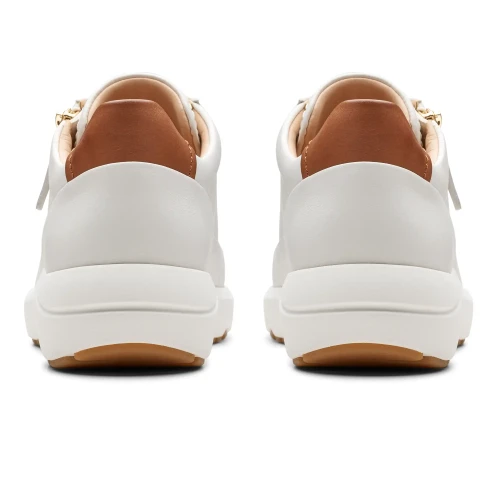 Clarks - Tivoli Zip Off White Lea