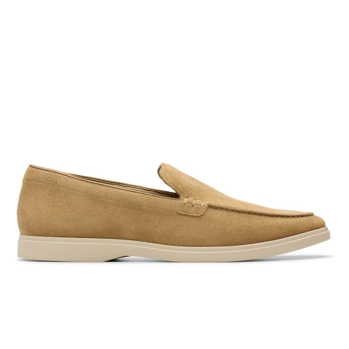 Clarks - Torford Easy Dark Sand Suede