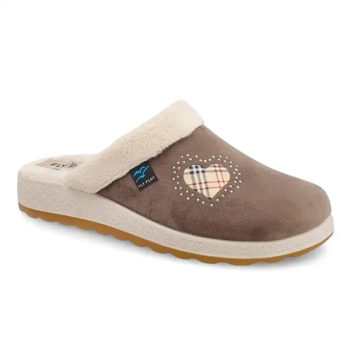Fly Flot - Cloth Woman Slipper Taupe