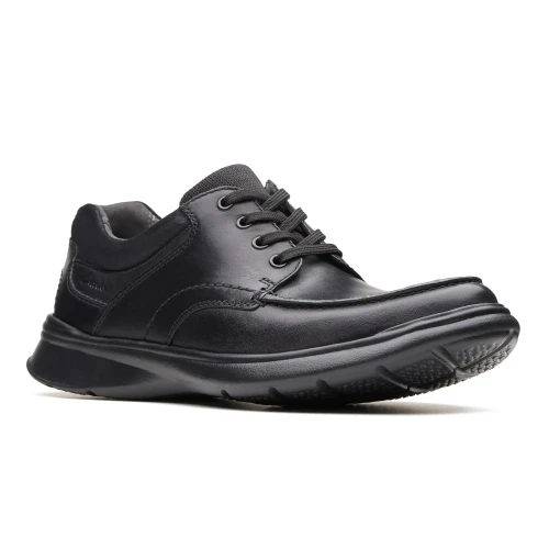 Clarks - Cotrell Edge Blk Smooth Lea