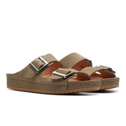 Clarks - Brookleigh Sun Olive Nubuck
