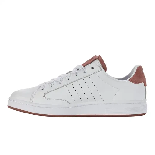 K-Swiss - Lozan  Klub Lth Wht/Wht/Lt Mhogny Sd M