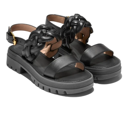 Cole Haan - Cressida Lug Sandals Black Ltr