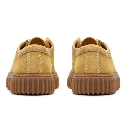 Clarks - Torhill Lo Golden Tan Suede