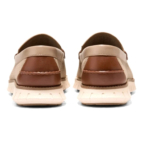 Cole Haan - Zerogrand Remastered Stitchlite Loafers Sesame   Brit Tan   Ivory