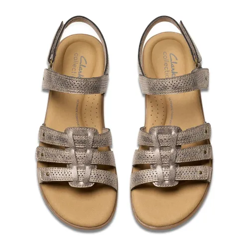 Clarks - Elizabelle Kay Taupe Metallic