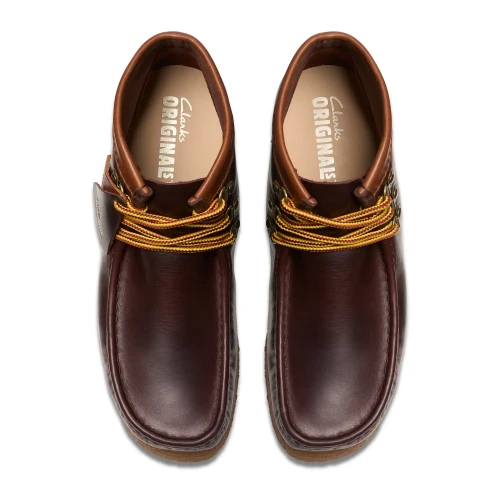 Clarks - WallaBT Hiker Burgundy Leather