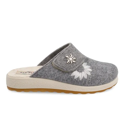 Fly Flot - Cloth Woman Slipper Grey