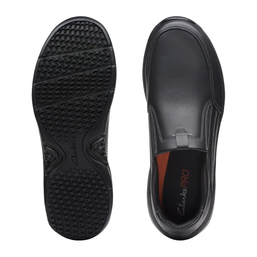 Clarks - Clarkspro Step Black Leather