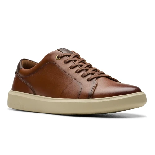Clarks - Brodin Lace Dark Tan Lea