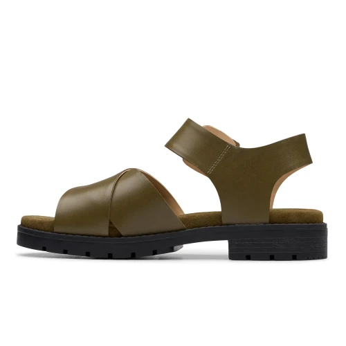 Clarks - Orinoco Cross Dark Olive Lea