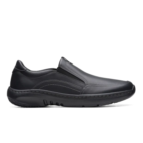 Clarks - Clarkspro Step Black Leather