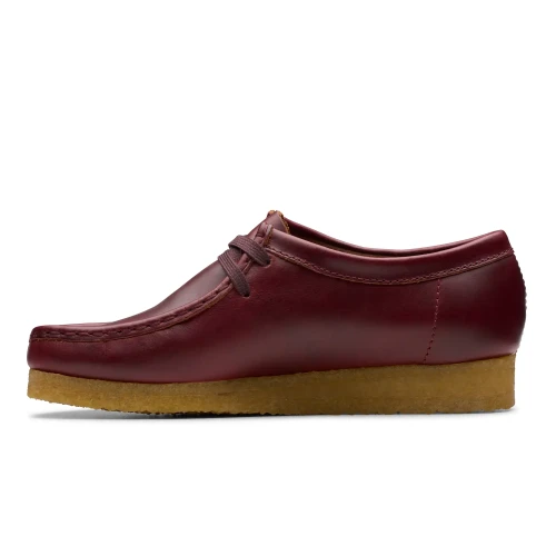 Clarks - Wallabee. Damson Leather