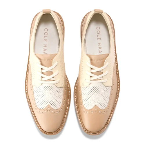 Cole Haan - Originalgrand Platform Wingtip Oxford Ch Soft Buff Vanilla Custard Ivory