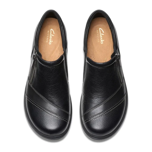 Clarks - Certina Pure Black Leather