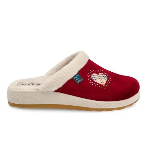 Fly Flot - Cloth Woman Slipper Burgundy