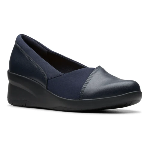 Clarks - Suttyn Walk Navy Leather