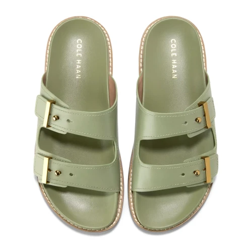 Cole Haan - Marisol Footbed Sandals Oil Green Ltr