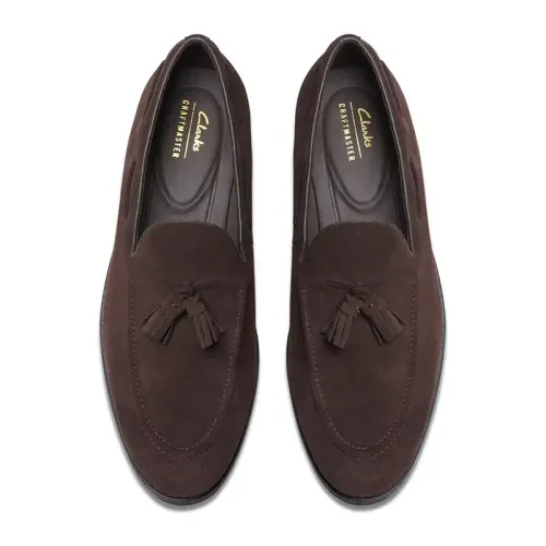Clarks - Craftarlo Trim Dark Brown Sued