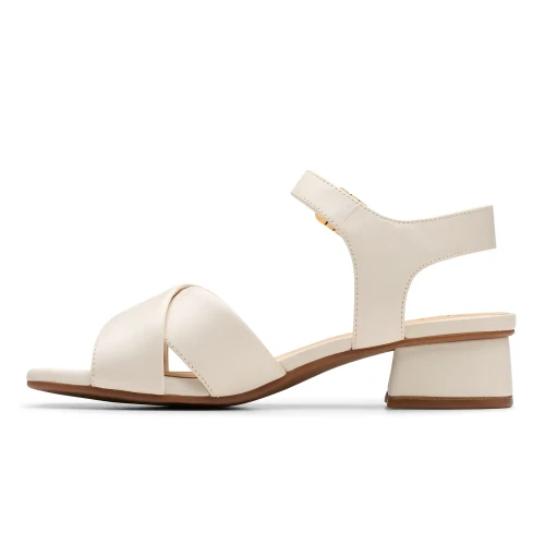 Clarks - Serina35 Cross Cream Leather